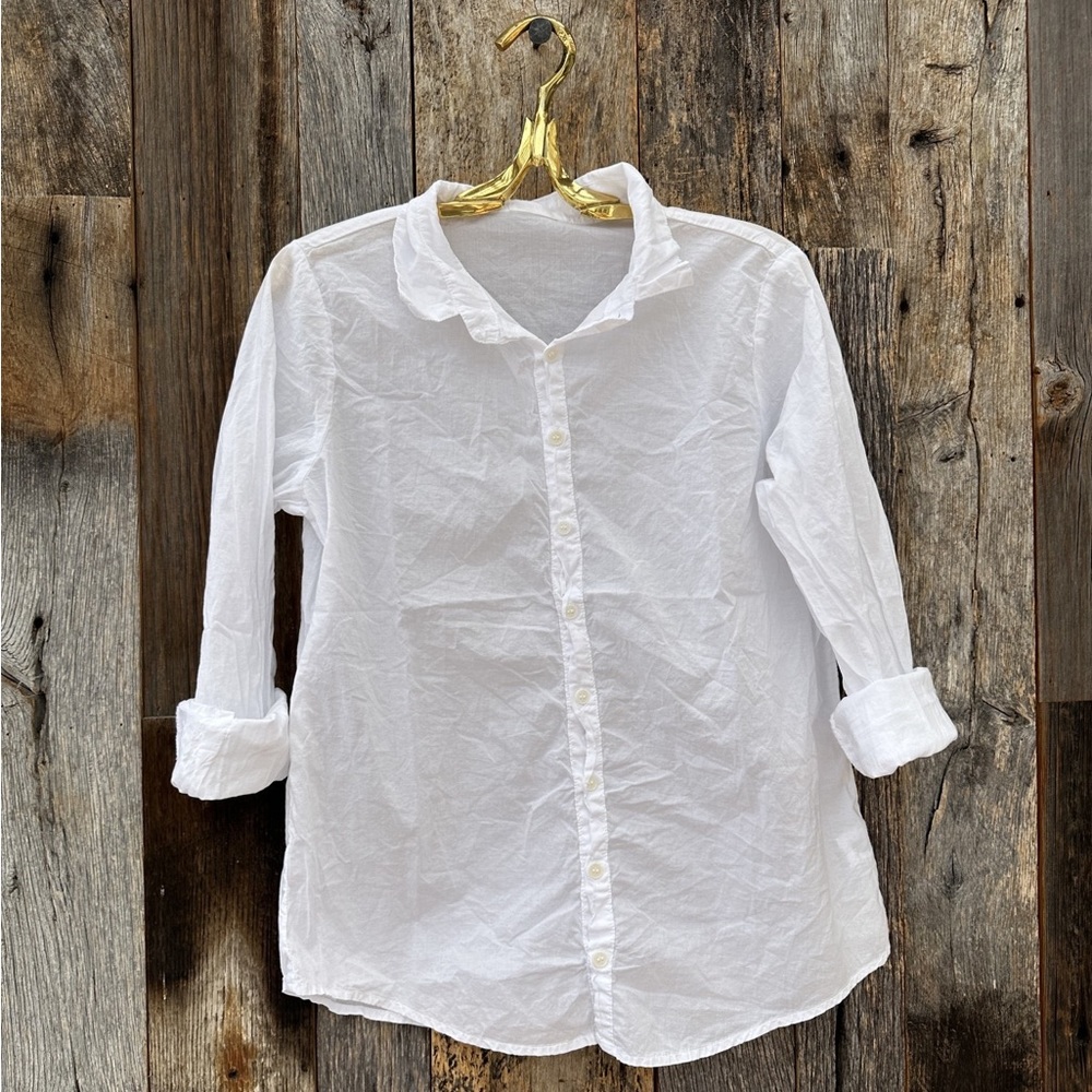 CP Shades Romy White Button Down Shirt XS